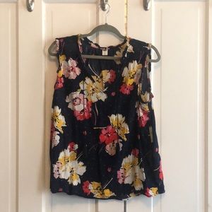 Floral tank top
